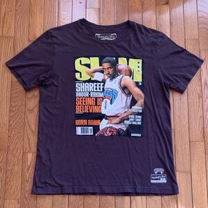 Mitchell & Ness Allan Houston Graphic Tee (Chocolate Brown)